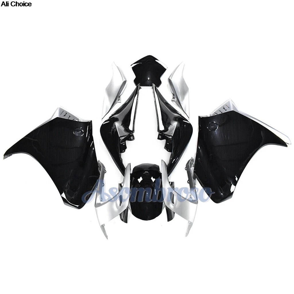 100% Injection Molded Bodywork For VFR1200 2010 2011 2012 2013 VFR 1200 Black/Silvery Bike Change Custom Fairing kits