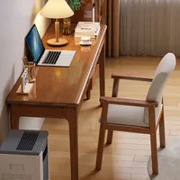 Solid Wood Narrow Desk Computer Desk Bedroom Study Table Small Apartment Writing Table
