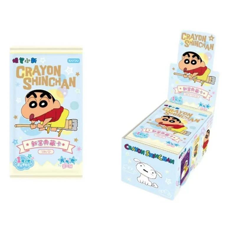 

KAYOU Crayon Shin-chan Card Party Bag Nohara Misae Nohara Hiroshi Rare Collection Card Toy For Children's Birthday Gift