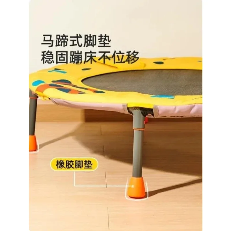 Foldable Mini Trampoline Portable Indoor Home Family Bounce Jump Fitness Workout Birthday Gift Entertainment Fitness Equipment