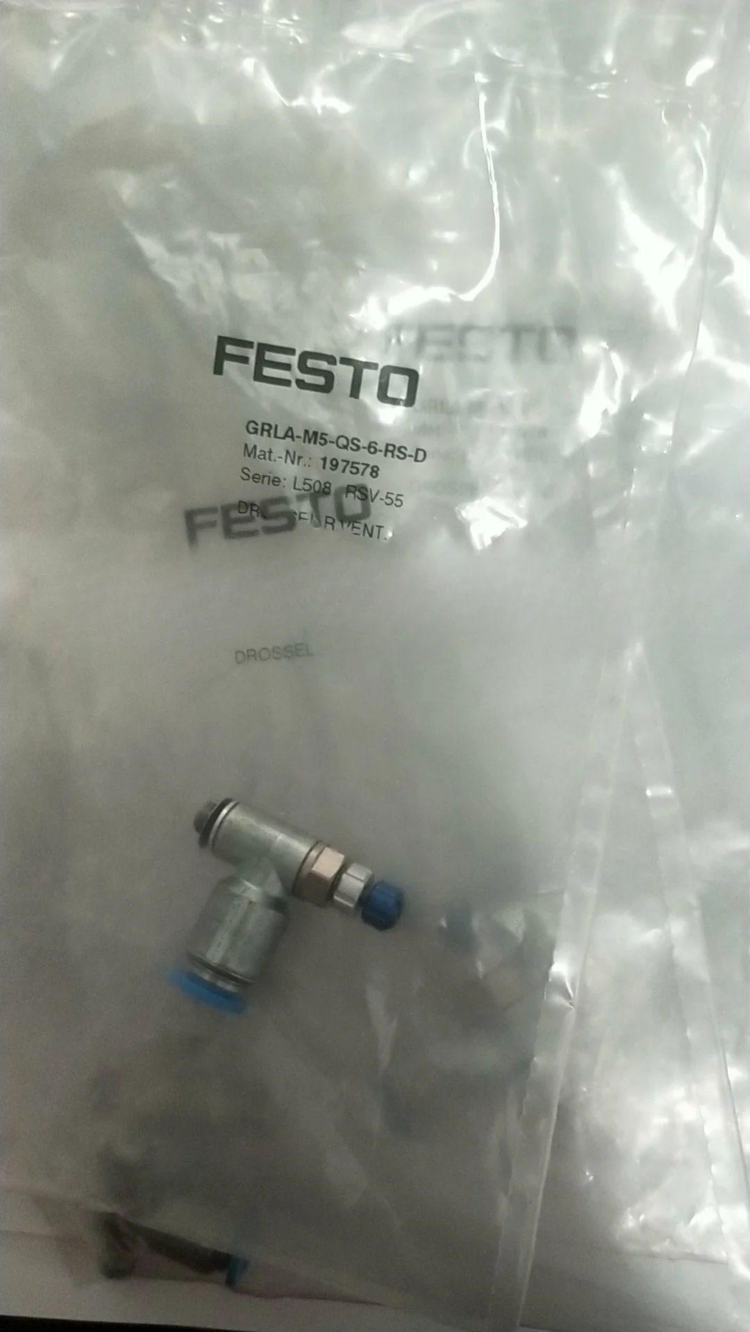 Festo FESTO HGL-1/8-1/8-B throttle valve 543253 special spot sale