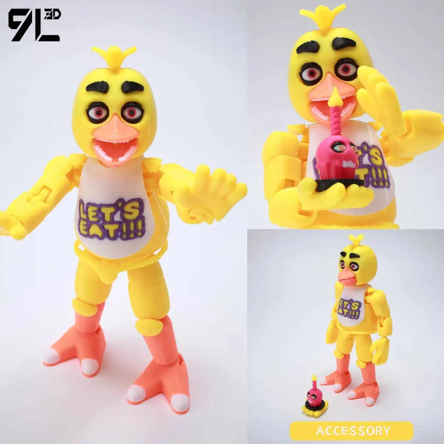 9L3D Dummy13 Horror Game Figure Realistic Anime Model Toys Articulated Joints Classic Collectible Desktop Ornament Surprise Gift image 3