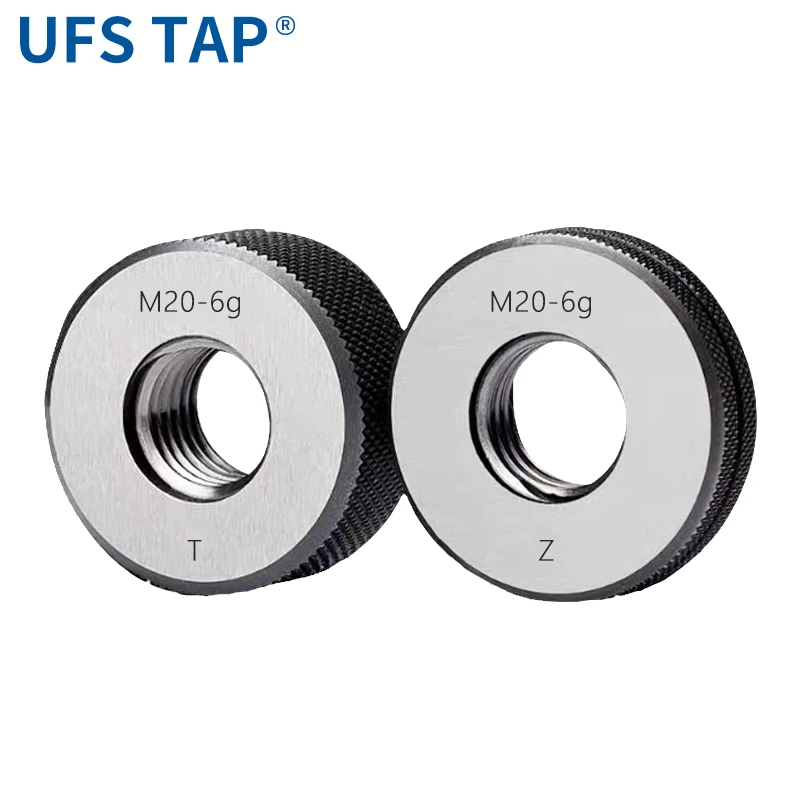 

UFS 1SET(1*GO+1*NOGO) 6g Accuracy M77-M88 X0.5/0.75/1/1.5/2/3/4/6 Standard Metric Fine Tooth Thread Ring Gauge Measure Tool