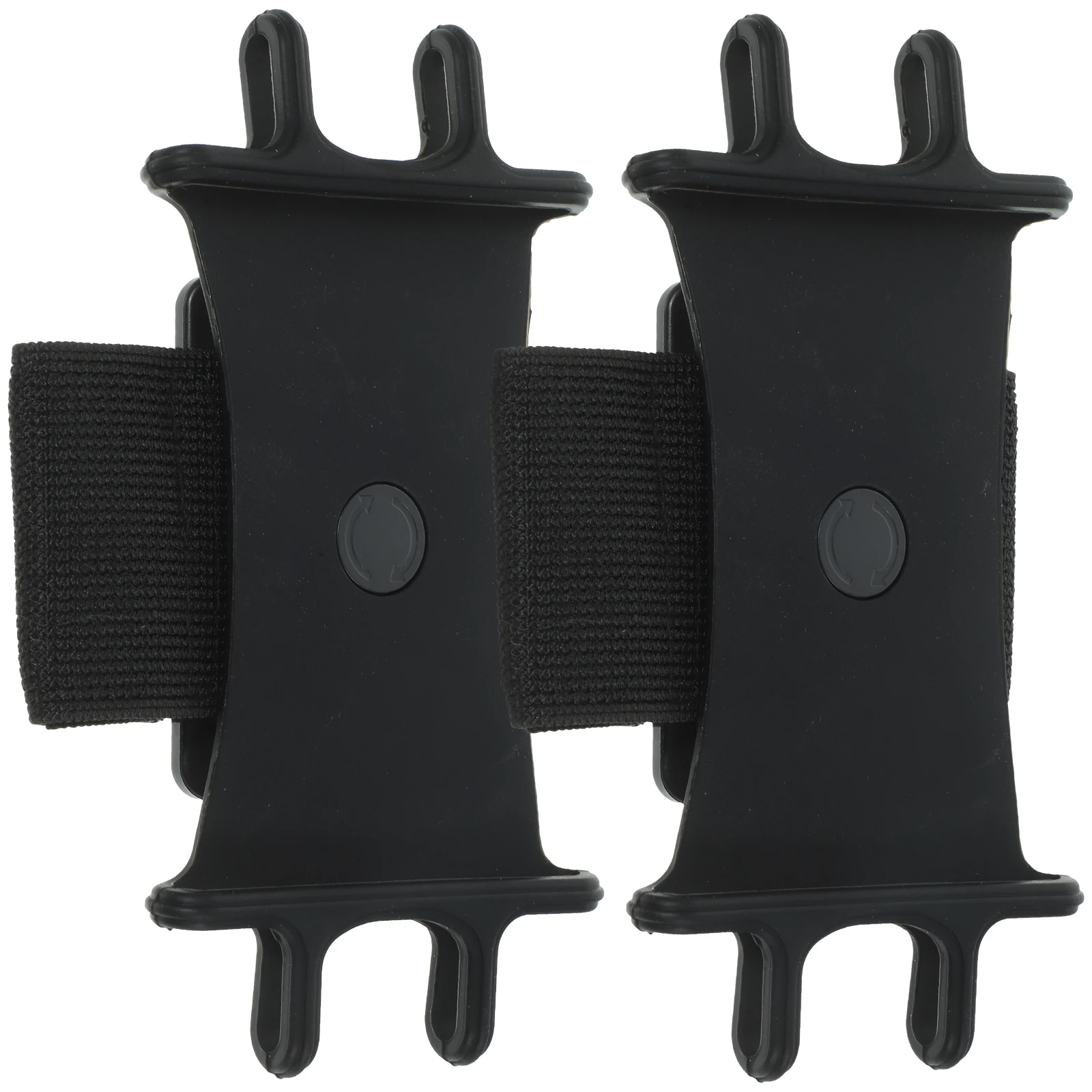 

2pcs Arm Phone Holder Running Wrist Gym Silicone Bands Adjustable 360° Rotation Fitness Cycling Arm Band Bracket Cell Phone