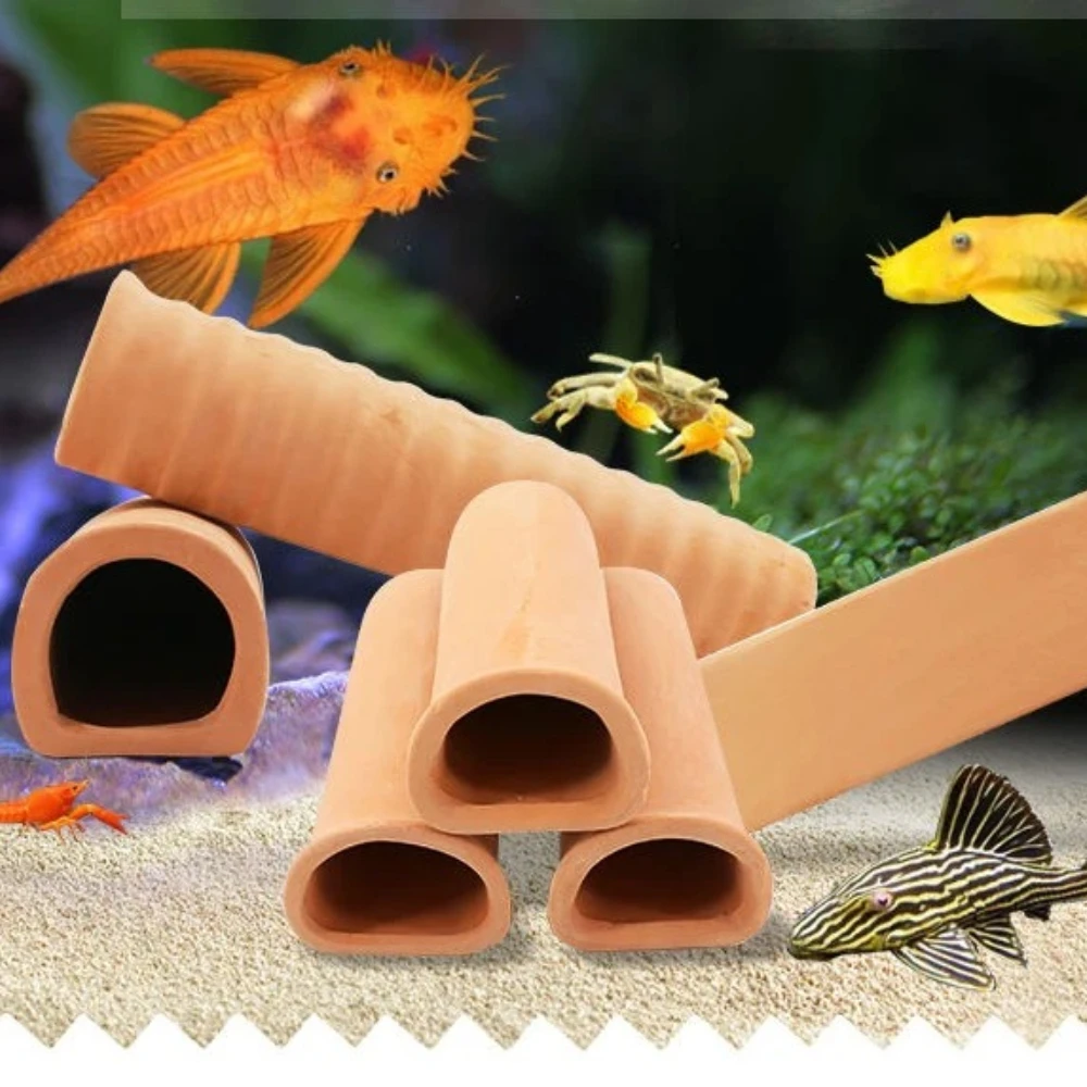 Xl Aquarium Fish - ที่หลบซ่อนปลา กุ้ง ทำจากดินเผา ขนาด S/M/L/XL สำหรับวางไข่