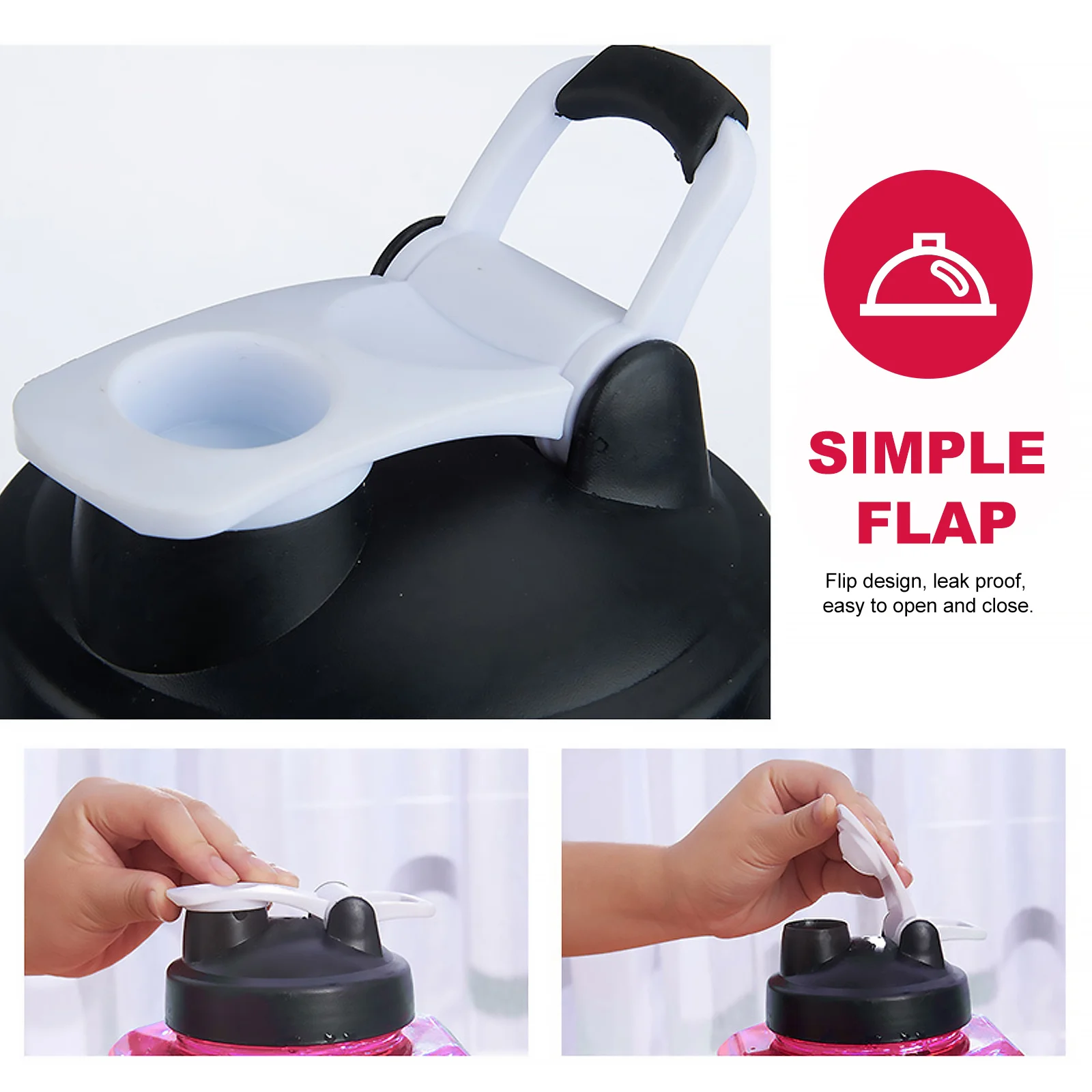 

Fitness Water Bottle Dumbbell Shape Design Lightweight Portable Sports Water Bottle Premium Quality Pet Material