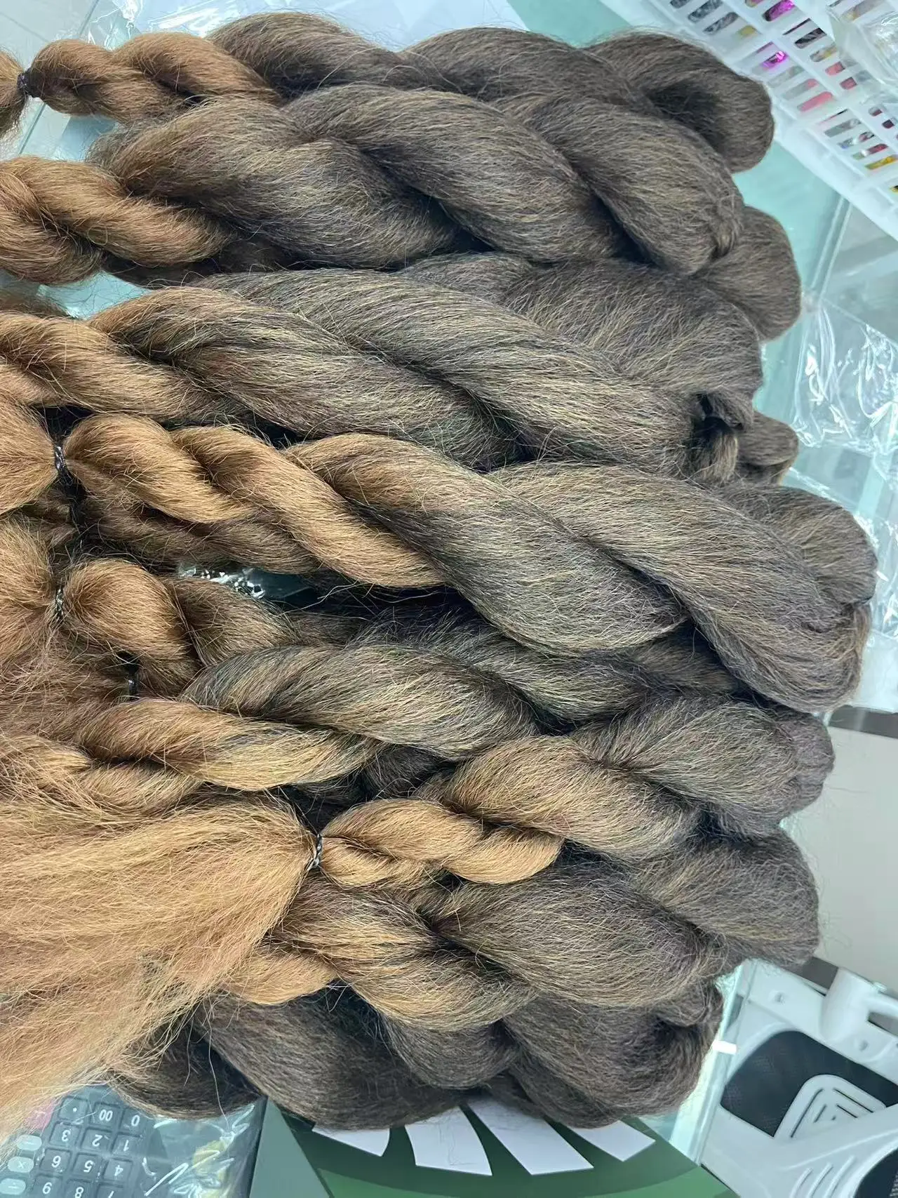 ORT Kinky Straight Vixen Crochet Bulk Extension de tressage, 16 ans, Synthétique, Doux, Moelleux, Crochet, Hair Expo City