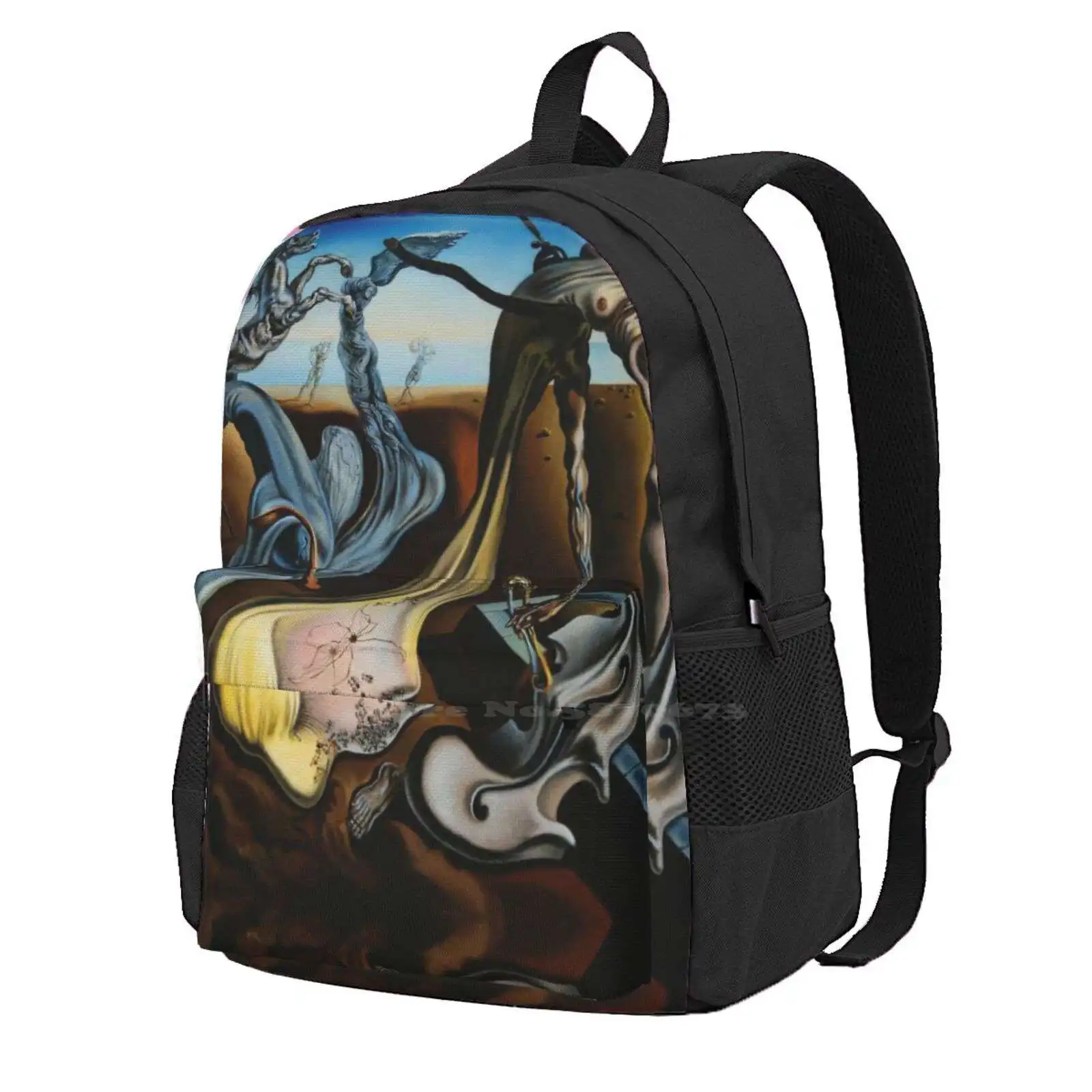 Savaldor Dali Spider Of The Evening Travel Laptop Bagpack School Bags Vintage Retro Classic Spider Evening Abstract Memory