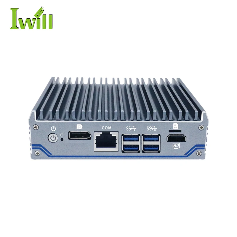 Hot Sale Firewall Appliance J4125  Fanless Mini Pc 4LAN Best Computers for  Network Security