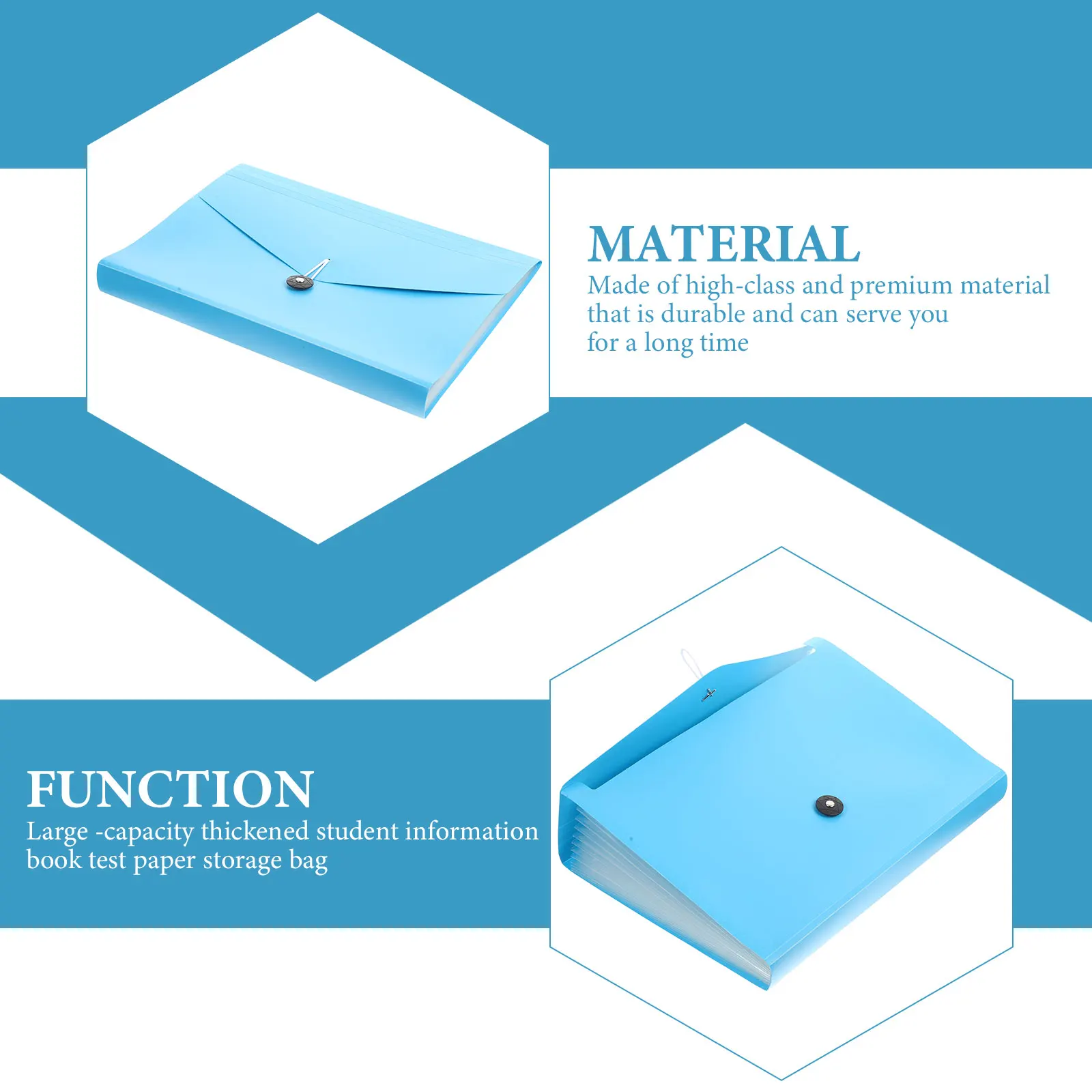 

Test Paper Clip File Holder Organizer Office Folder Organizers Data Storage Bag