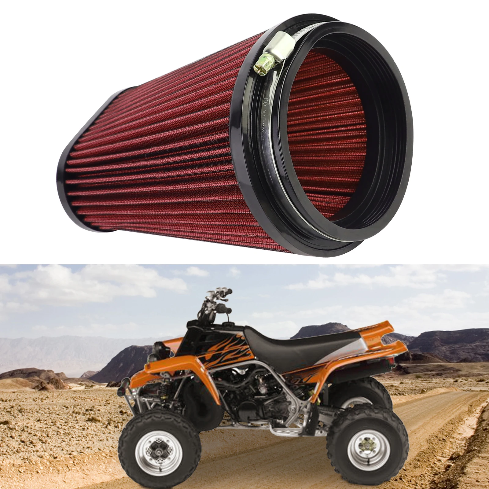 Air Filter Air Cleaner YA-3502 for Yamaha Banshee 350 YFZ350 YFZ350SE YFZ350LE Raptor 700 YFM700 YFM700R YFM700RSE YFM700RSP