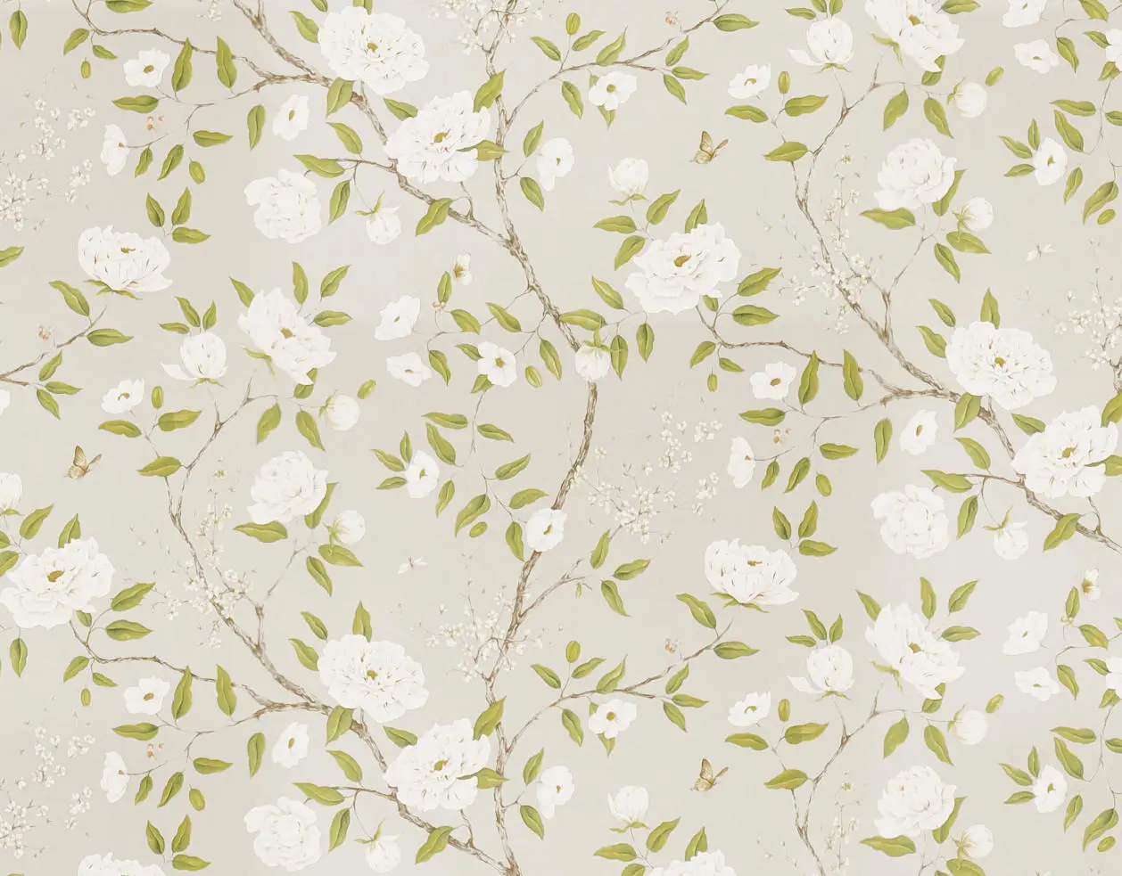 Maßgeschneiderte Wandbilder, Landschaft, Blumen, rosa, beige Tapete, Heimdekoration, Wohnzimmer, Schlafzimmer, Prinzessinnenzimmer, Dekoration, Wandbild