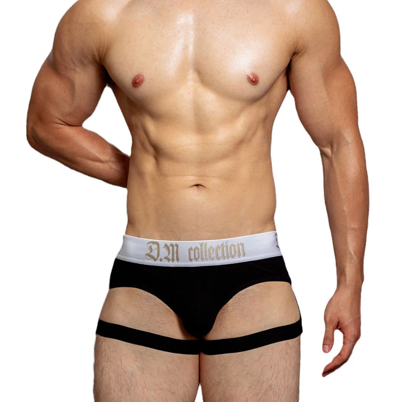 Male Underwear Ropa Interior Hombre Men\'s Cotton Briefs Jockstrap Sexy Men Underwear Gay Briefs Men Slip Homme Cueca Masculina