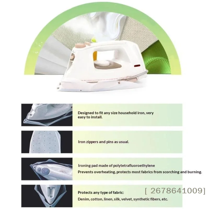 ⚑Universal Iron Protective Cover Shield Iron Board Shoe Covers Ironing Cloth To Protect Clothes Electric Irons Protector Pads