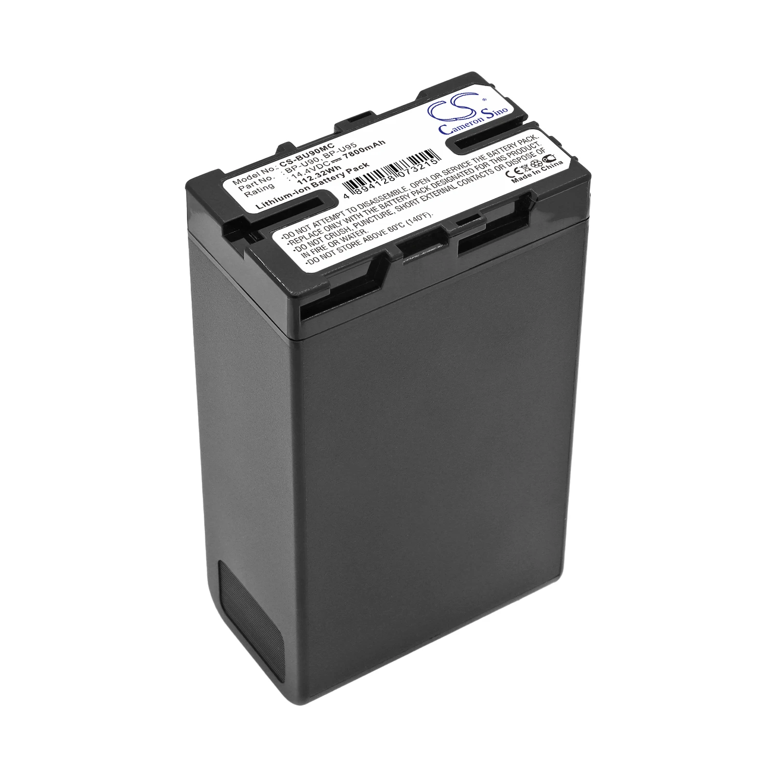 cs Li-ion Camera Battery for Sony，14.4V 7800mAh,Fit Model: PMW-EX1,PMW-EX1r,PMW-EX3,PMW-F3,PMW-F3L,PMW-F3K,HD422