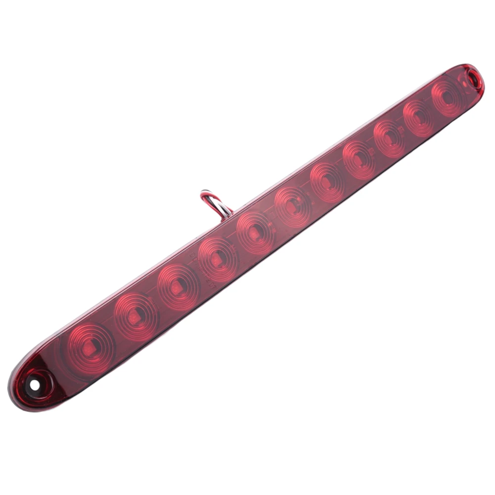 Strange 4Pcs Red 15 Inch 11 LED Trailer Light Bar Sealed Stop Turn Tail Park Third 3Rd Brake Light