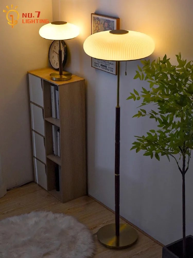 Atmosphere Medieval Matsutake Floor Lamp LED E27 Retro Luxury Designer Standing Lamp Living/Model Room Bedroom Study Bedside Bar