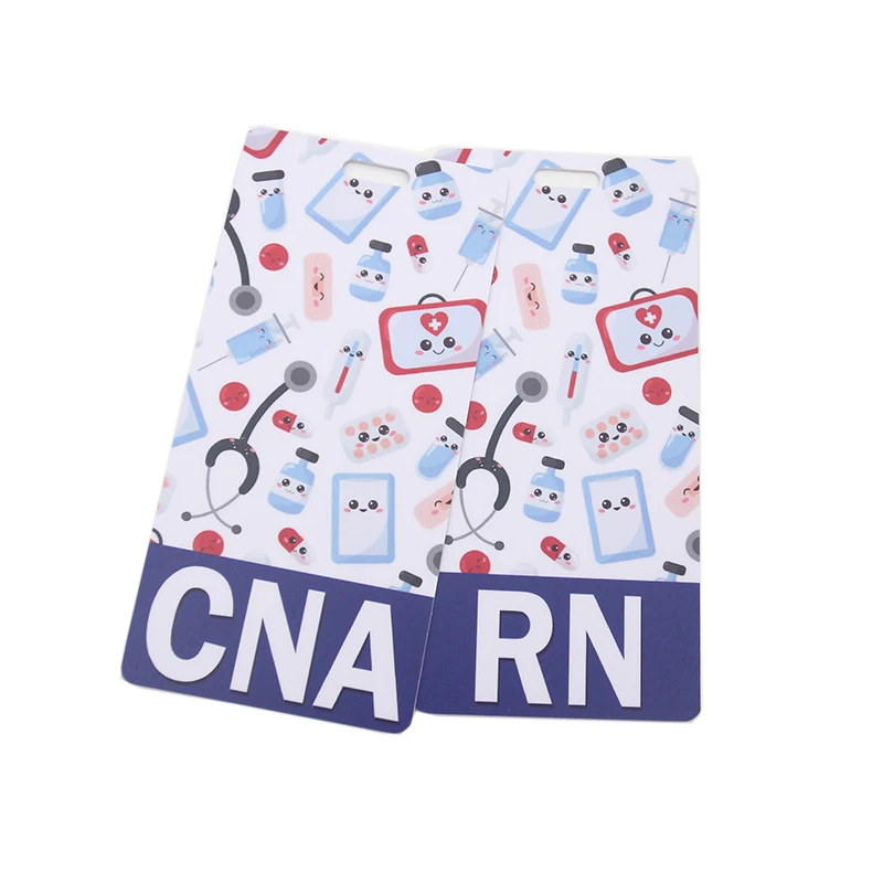 20 قطعة ممرضة مسجل CNA RN LPN MA X-RAY بولي كلوريد الفينيل بطاقة شارة الطبية هدية مكتب التموين شارة بكرة بطاقة لمستلزمات التمريض