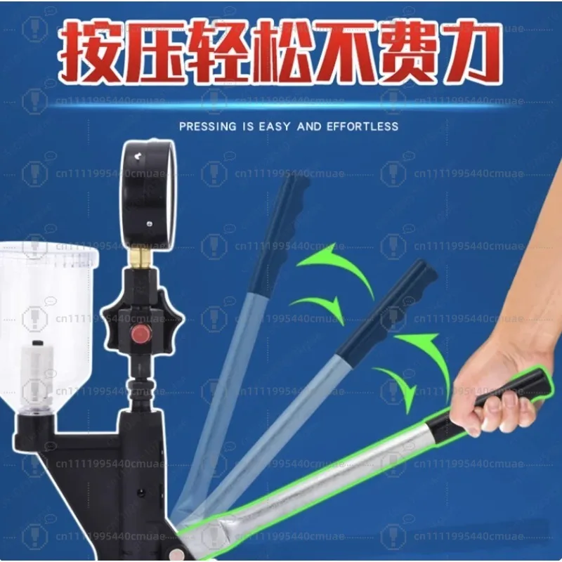 S60h Diesel Injector Nozzle Tester with Regulating Valve Hand Pump with Common Rail Injector Tester