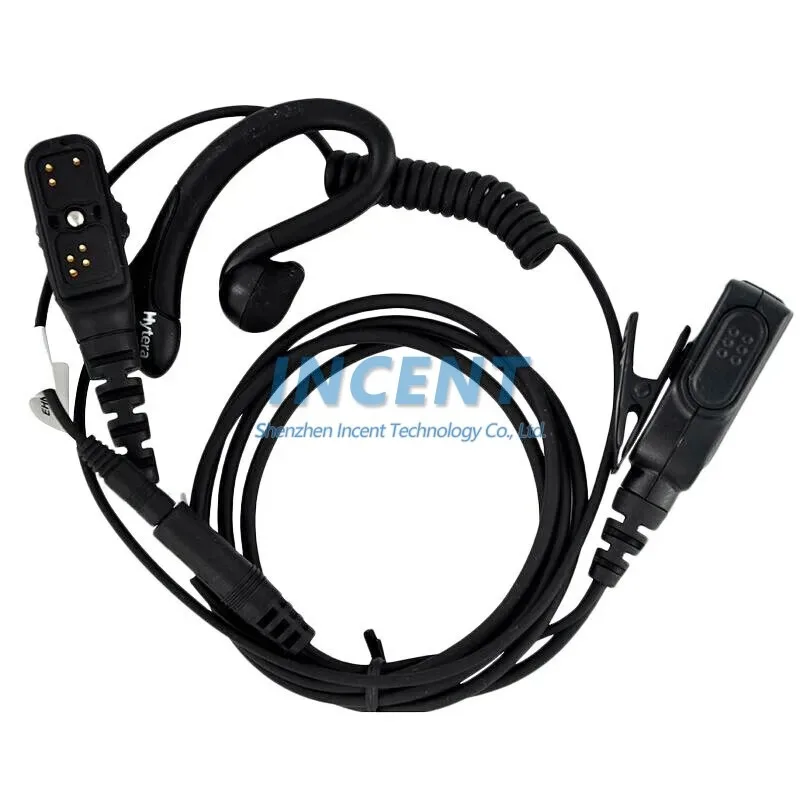 Hytera-intercomunicador EHN16 PTT, auriculares originales adecuados para walkie-talkie Hytera PT585, PT582, PT586, PT588, PD980, PD985, PD982