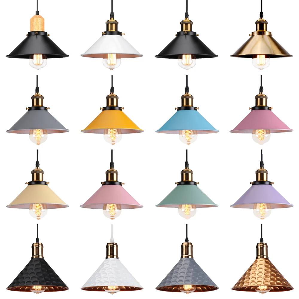 Industrial Pendant Lights Loft Russia Pendant Lamps Retro Hanging Lamp Lampshade For Kitchen Dining Bedroom Home Lighting E27