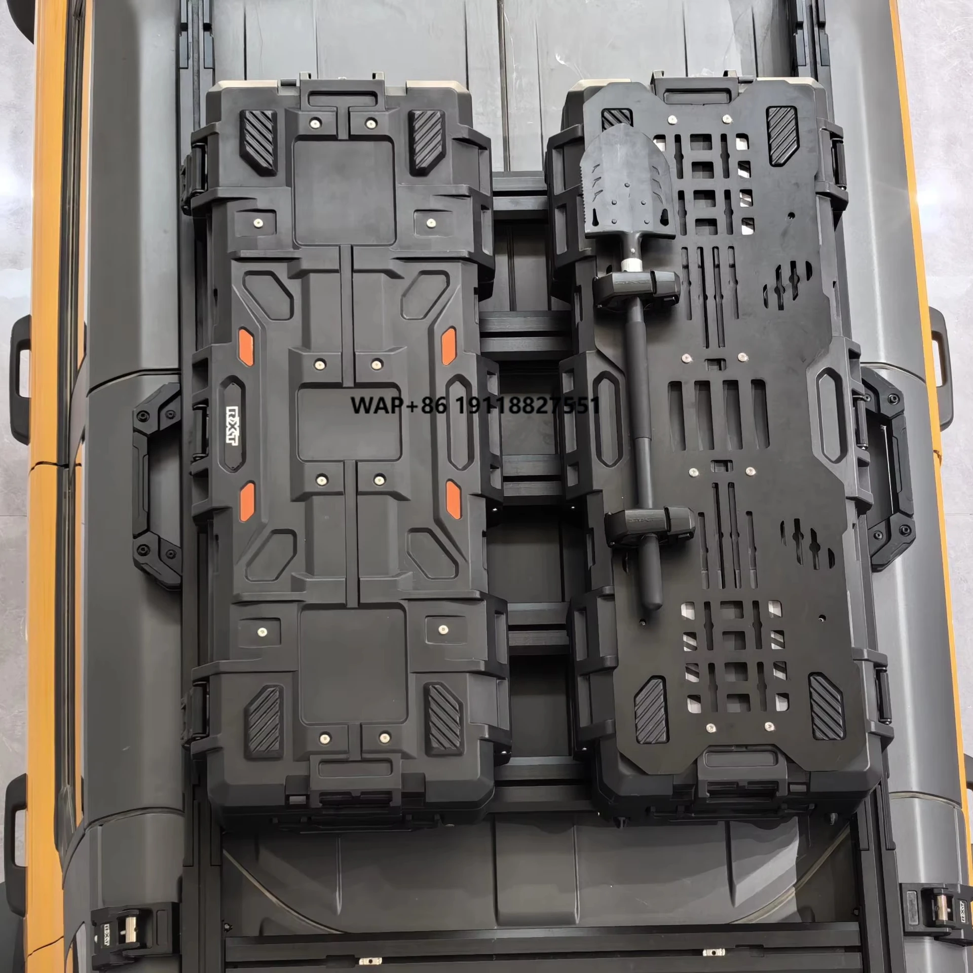 HTPE Material Top Cargo Box Storage Accessories Car Roof Luggage Box Portable Tool Case
