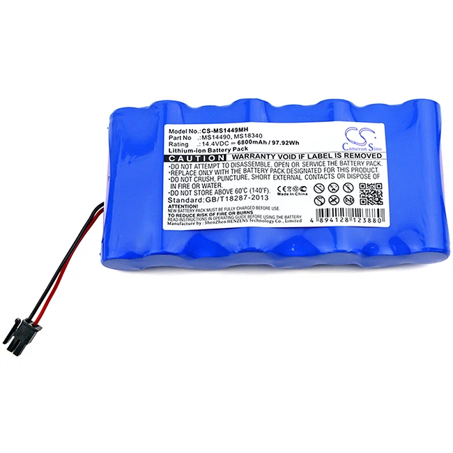 Cameron Sino 6800mAh Battery For Drager infintiy Vista Delta XL Gamma XL INFINITY DELTA SC6002XL MS14234 MS14490 MS18340