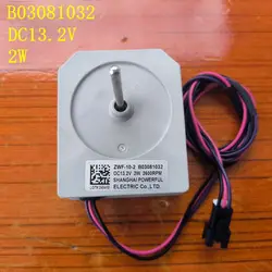 DC Fan Motor ZWF-10-2 B03081032 for MeiLing Rongsheng Double Door Refrigerator Repair Parts DC13.2V 2W