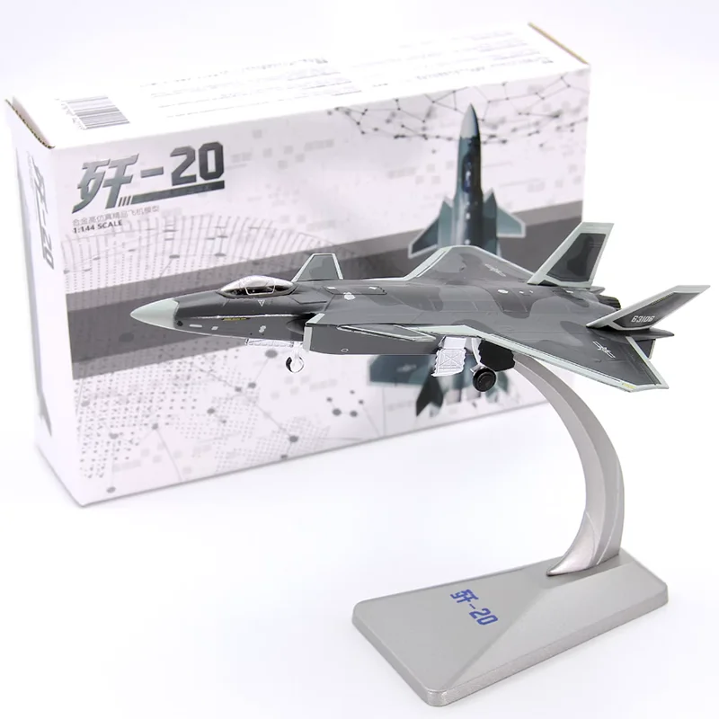 AF1 1/144 Chinesischer J-20 J20 Weilong Stealth Fighter 2025, Changchun Airshow 63106, Legierungsflugzeugmodell, Sammlerstück, dekorativer Artikel