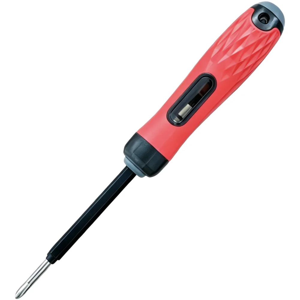 Electrical Safety Tool Combining Voltage Tester and Screwdriver Functions with LED Light for 250V Detection and Hex Fit