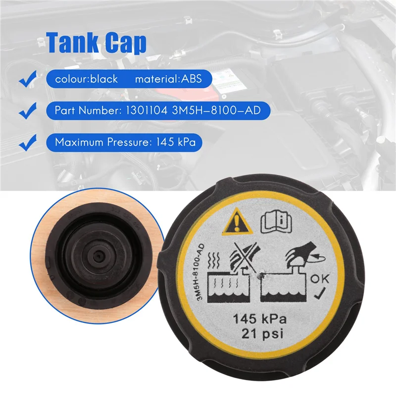 QB-Tank/Kühlerdeckel für Ford/Focus/Fiesta/C-Max/Mondeo/Transit 1301104 3M5H-8100-AD