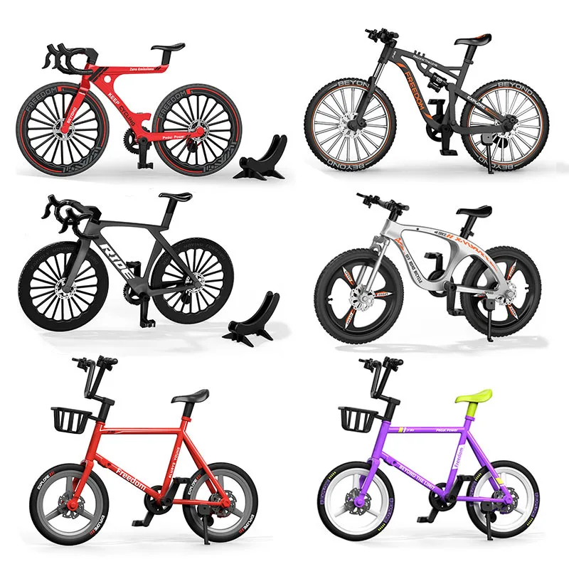 Nouveau modèle de vélo de montagne transfrontalier tout-terrain 1:8, simulation de vélo en alliage, jouet pour enfants