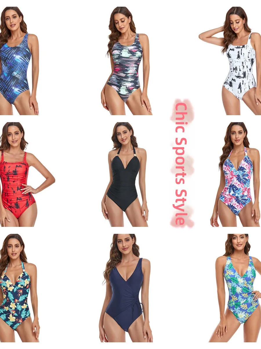 

Летний цельный купальник для отдыха, женский, треугольного дизайна, корректирующий фигуру, удобный, для плавания