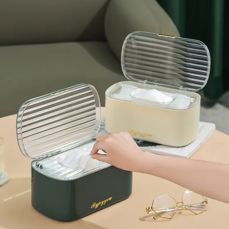 

Portable Mask Organizer with Lid, Mask Storage Box, Moisture-Proof Paper Holder, Tissue Box