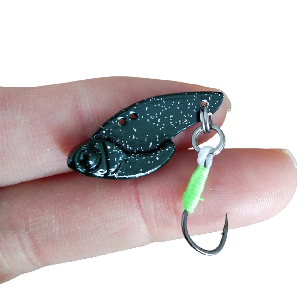 

Swolfy 10 шт. 3 г 2,8 см Металлическая мини-воблерная приманка VIB для ловли форели, рыболовная снасть, вибрационная приманка с одинарным крючком, тонущая блесна-спиннер