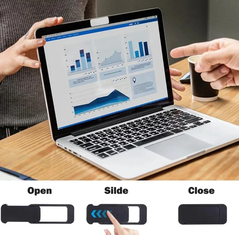 10/1Pcs Webcam Cover Ultra Thin Laptop Camera Cover Slide for iPhone iPad MacBook Pro Computer iMac Cell Phone PC Accessories