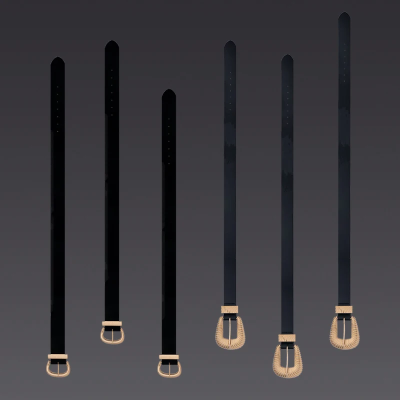 جلد للنساء الخصر نحيل فستان كاجوال أحزمة الخصر حزام المرأة حزام جلد فستان وجينز السيدات النحاس