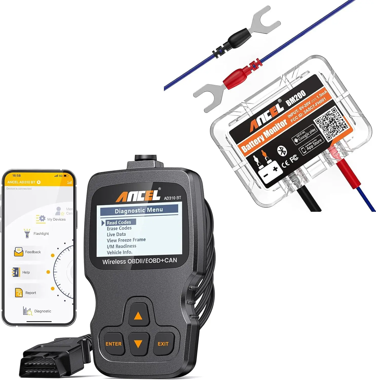 

12 В Bluetooth автомобильный аккумуляторный тестер диагностический инструмент AD310BT для ремонта и обслуживания двигателей