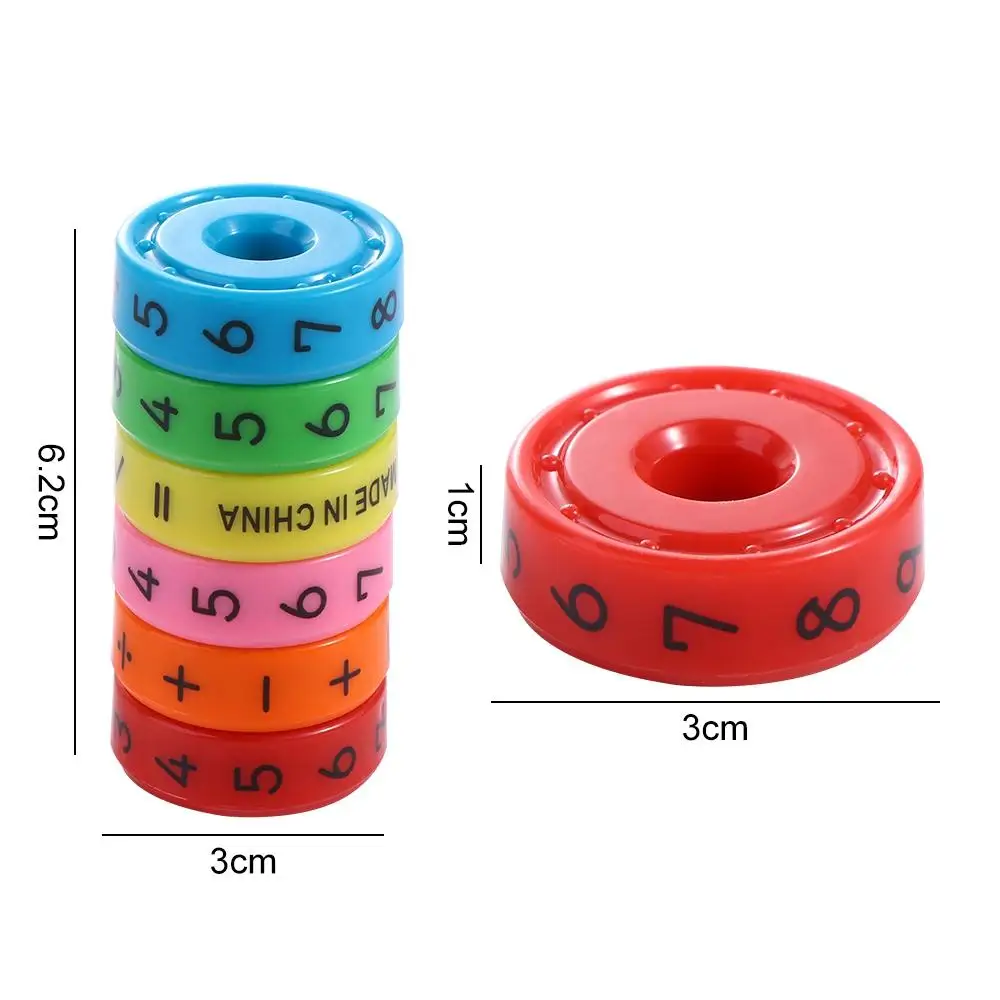 Cube Magique de Maths Montessori pour Enfant, Jeu d'Intelligence Numérique, Nuit Magnétique, Puzzle, ApprentiCumbria des Nombres