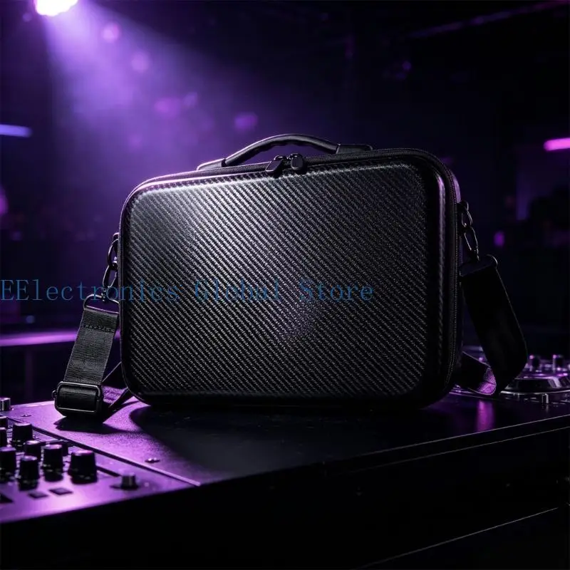 462B Hard Carry Case for Professional MPC Sample, Hard Shell Storage Case with Molded Interior and Cable Slot for Home Storage,