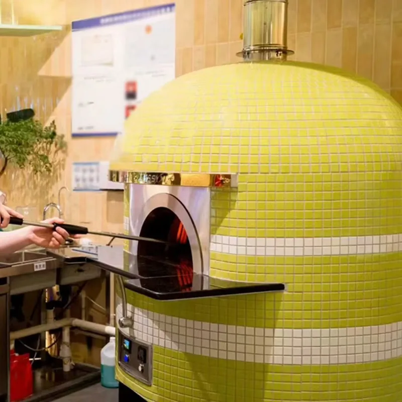 Large Italian Kiln Pizza Oven Commercial Gas Electric 500 Degrees Digital Control Customizable Size Bakery Equipment Customized