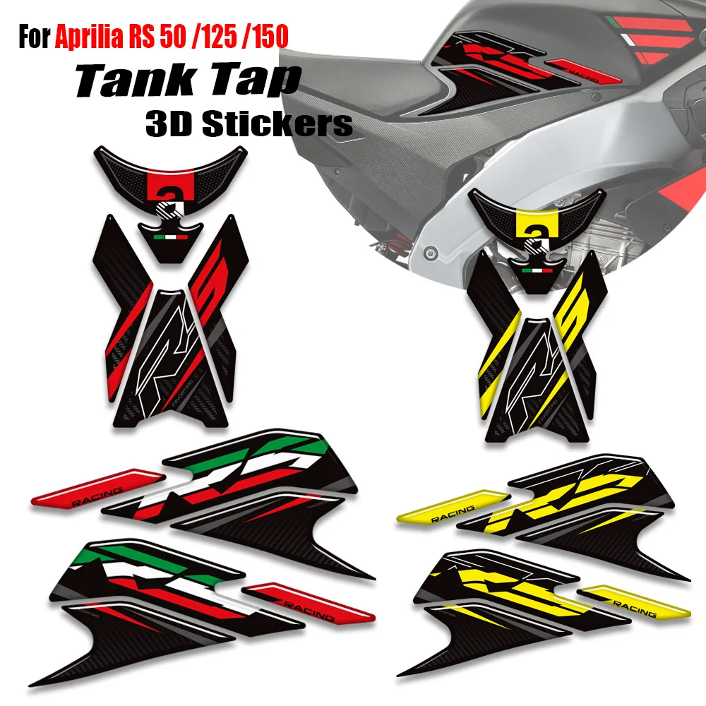 

Tank Pad Cap Grips Gas Fuel Kit Knee Decals Protection For Aprilia TUONO 125 2025 2026 Motorcycle Tank Pad Stickers