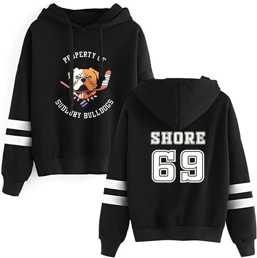 Shoresy Shore 69 Merch Hoodie Pocketless Parallel Bars Sleeve Hooded Harajuku Men/Women Sweatshirt