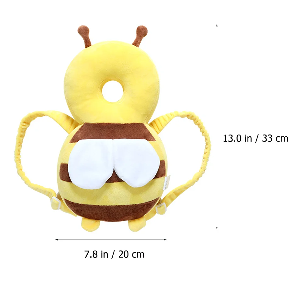 

Cartoon Bee Toddler Head Protection Cushion Cotton Filled Breathable Safety Pad For Walking Crawling Running Newborn