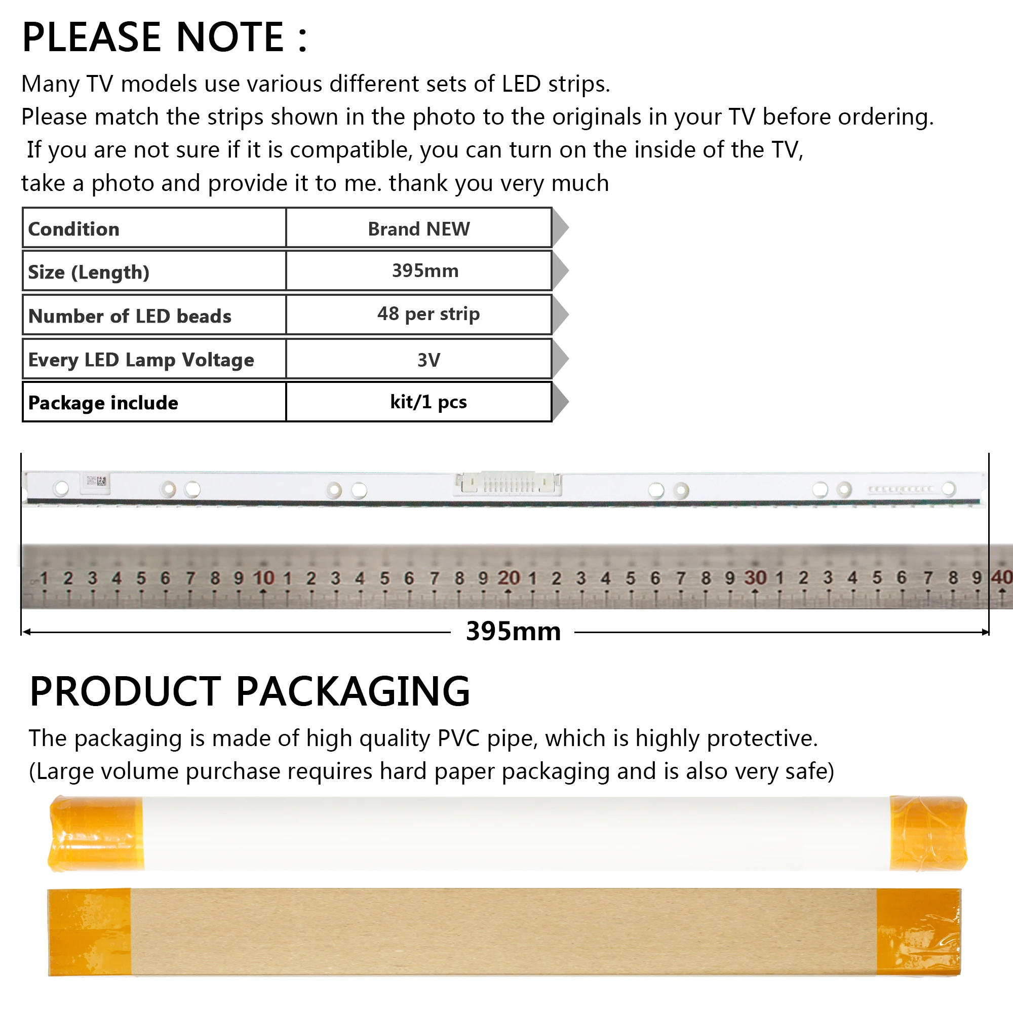 Retroilluminazione A LED Per Samsung 34 pollici LC34H890W HA CONDOTTO la striscia 2015SVS34 CF790C SFL70 48LED REV1.0 160811 LM41-00364A BN59-43159A