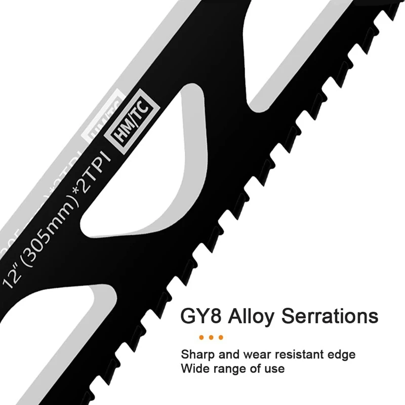 ABHU Reciprocating Saw Blade Carbide Tungsten Carbide Saw Blade For Cutting Porous Concrete, Fibre Cement