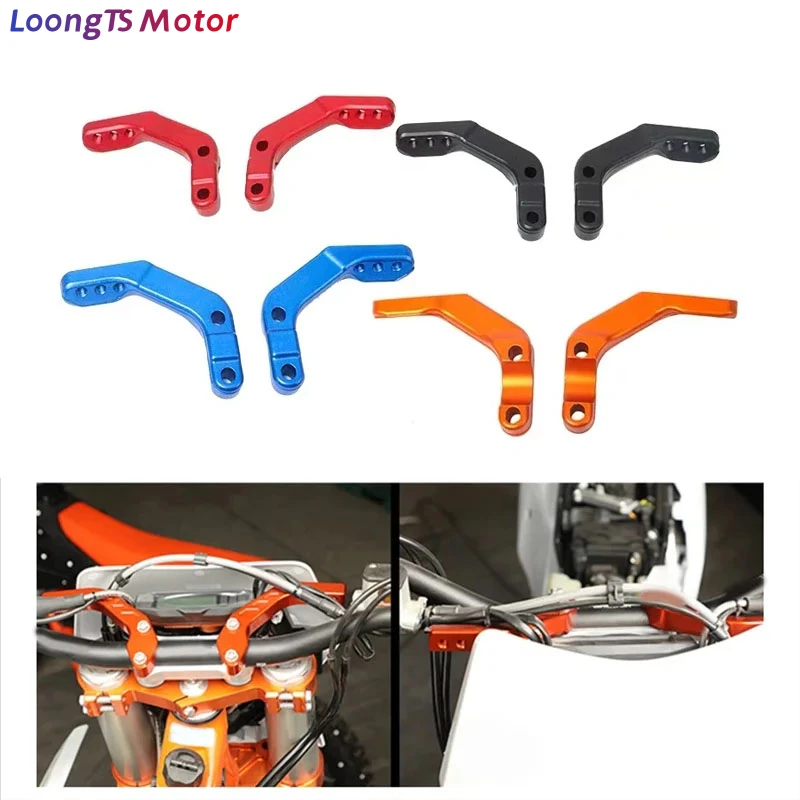 CNC Motorcycle Handguard Bracket 22mm 28mm Handlebar Retrofit Support Accessories For KTM XCW XCFW EXC Husqvarna HONDA Pit Bikes