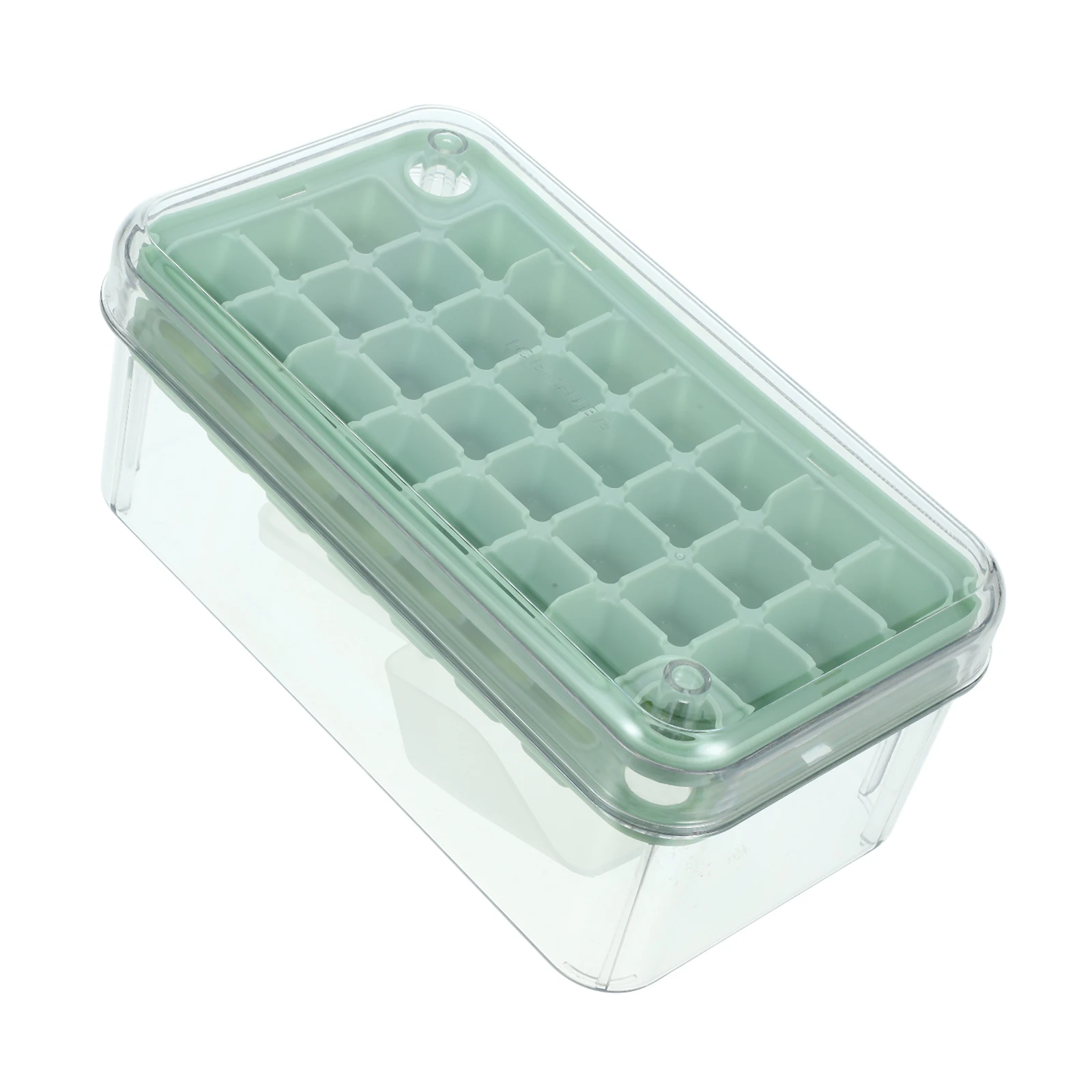 

Ice Making Mold Double Layer Transparent Green Reusable PP Cube Trays Quick Demould Freezer Home Kitchen Tool ice cube tray