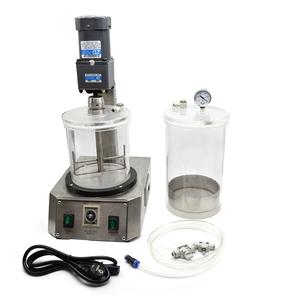 Kinway Mini Vacuum Mixer For 4"*10" Flask Mixing Machine For Investment Powder Jewelry Casting Mini Jewelry Machinery