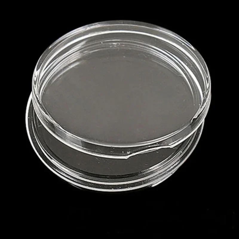 100pcs Plastic Coin Box Clear Round Capsule Coin Boxes Collection Holder Storage Case Coin Collection Protector for 40mm Coins